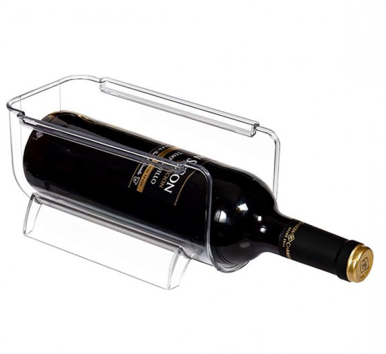 Bottle storage, Stackable, FRANGEMENT FRIGO, 21 x 11,5 x H 11 cm Clear in the group Storage / Kitchen storage at SmartaSaker.se (40602)