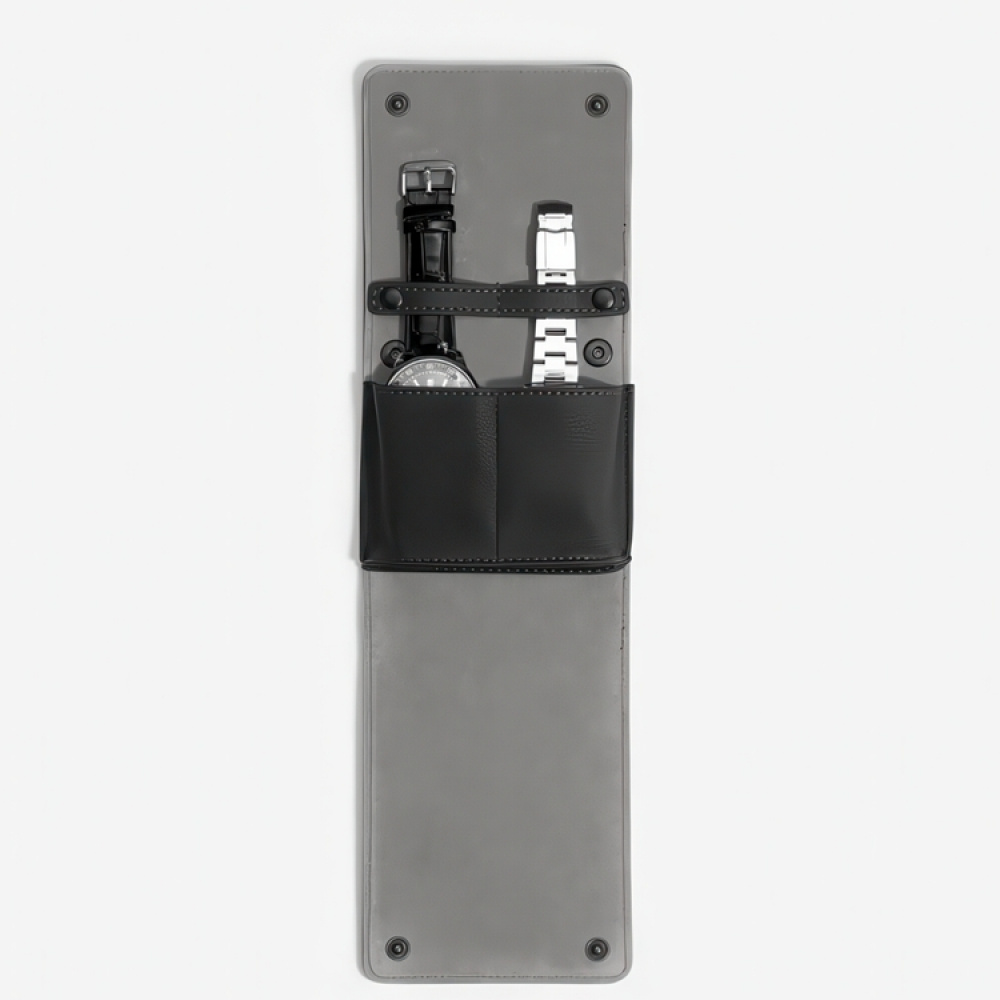 Case for watches, STACKERS WATCH WRAP, 14,5 x 11 x 2,5 cm, Black in the group Storage / Bedroom storage / Watch boxes at SmartaSaker.se (40606)