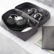 Travel Accessories Bag with extra pouch, BIGSO, Grey Travel Accessories Bag with extra pouch, BIGSO, Grey