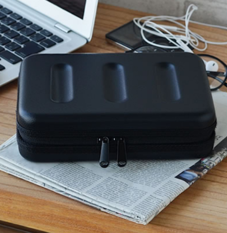 Travel Accessories Bag, LARGE HARD SHELL CASE, 21,4 x 6 x H 15 cm, Nähe in the group Storage / Travel storage / Packing cubes at SmartaSaker.se (40610)