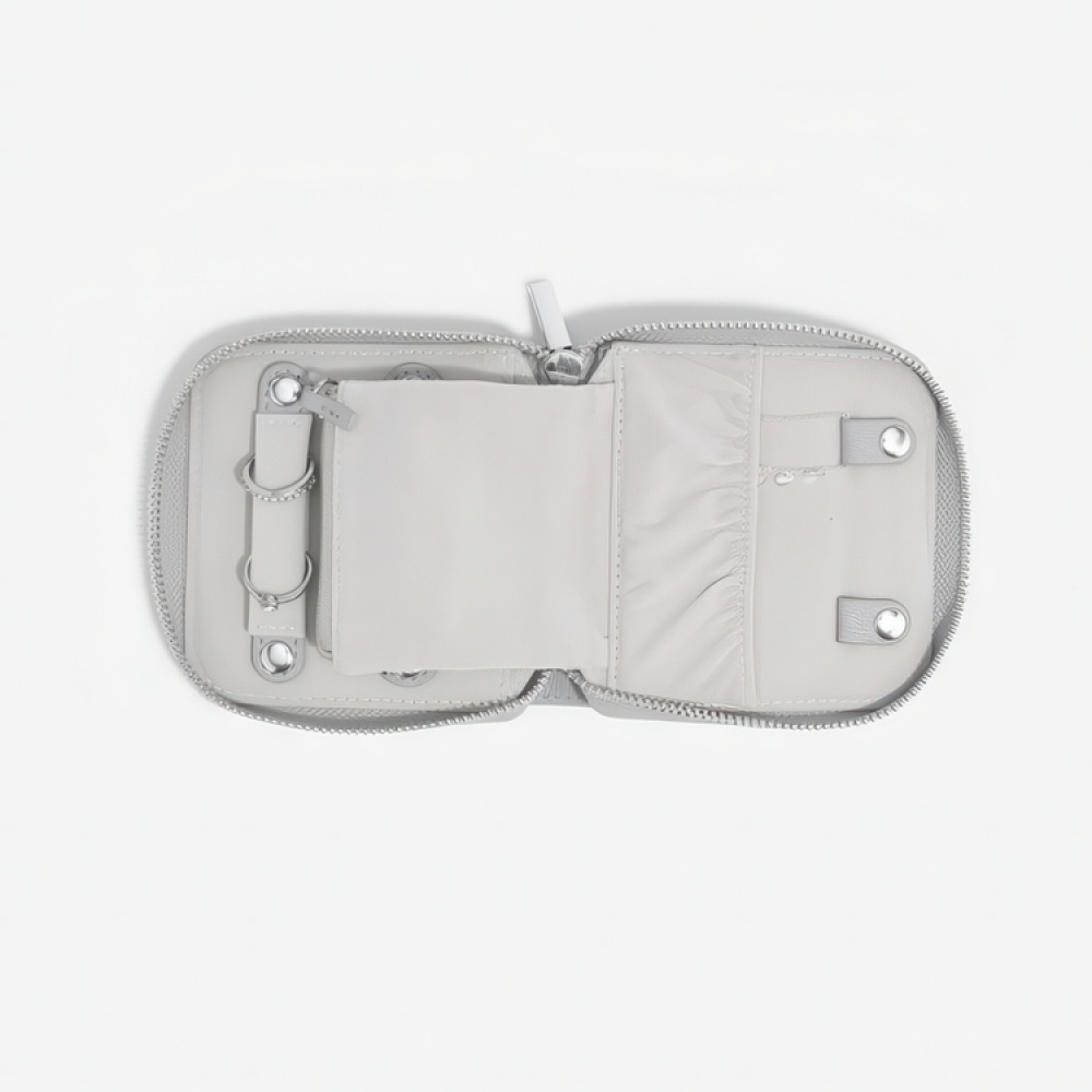 Purse, STACKERS MAN COMPACT JEWELLRY ROLL, 11 x 11 x 2,5 cm in the group Storage / Travel storage / Travel jewelry storage at SmartaSaker.se (40612)