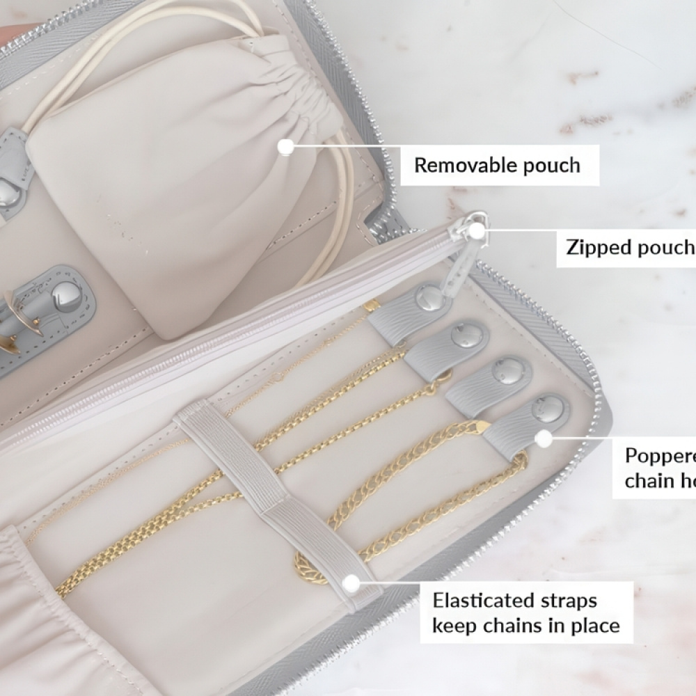Purse for jewellry, STACKERS JEWELLRY ROLL, 24,5 x 10,5 x 3 cm in the group Storage / Travel storage / Travel jewelry storage at SmartaSaker.se (40613)