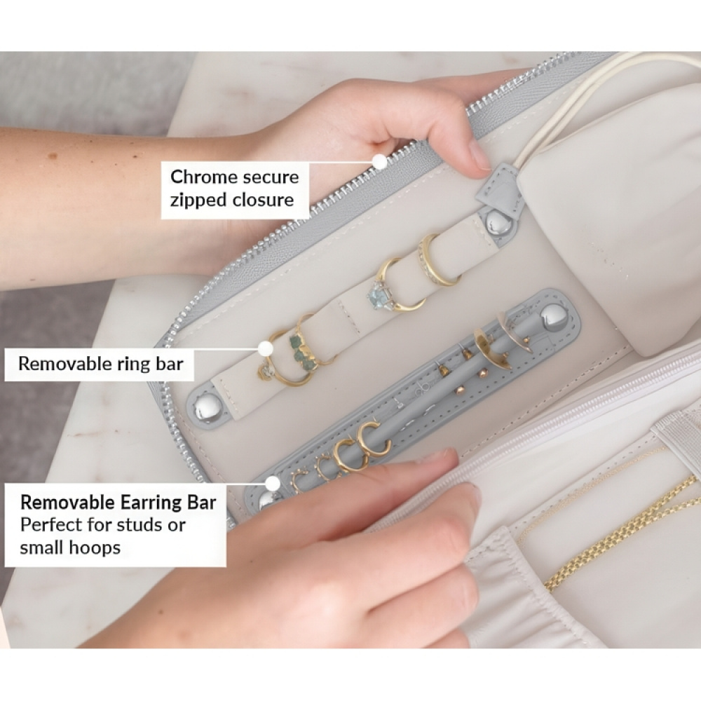 Purse for jewellry, STACKERS JEWELLRY ROLL, 24,5 x 10,5 x 3 cm in the group Storage / Travel storage / Travel jewelry storage at SmartaSaker.se (40613)