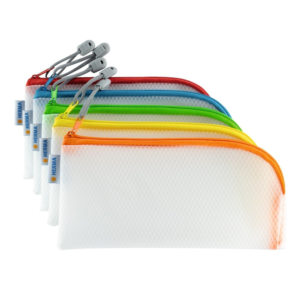 Storage pouch, UNIVERSAL ETUI, 23 x 11 cm, Transparent / Green in the group Storage / Travel storage / Toiletry bags at SmartaSaker.se (40616-transparent-grn)