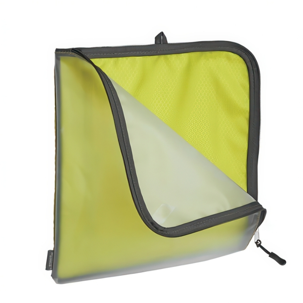 Storage bag, SMART POUCH LARGE, 28 x H 29 cm, Lime/ Transparent in the group Storage / Travel storage at SmartaSaker.se (40618)