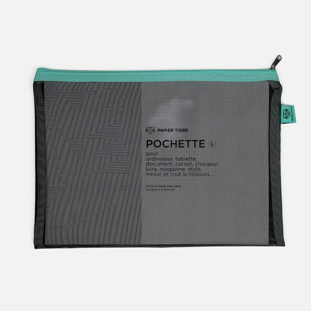 Case, PAPIER TIGRE LARGE MESH POCKET, 24 x 31 cm in the group Storage / Travel storage at SmartaSaker.se (40623)