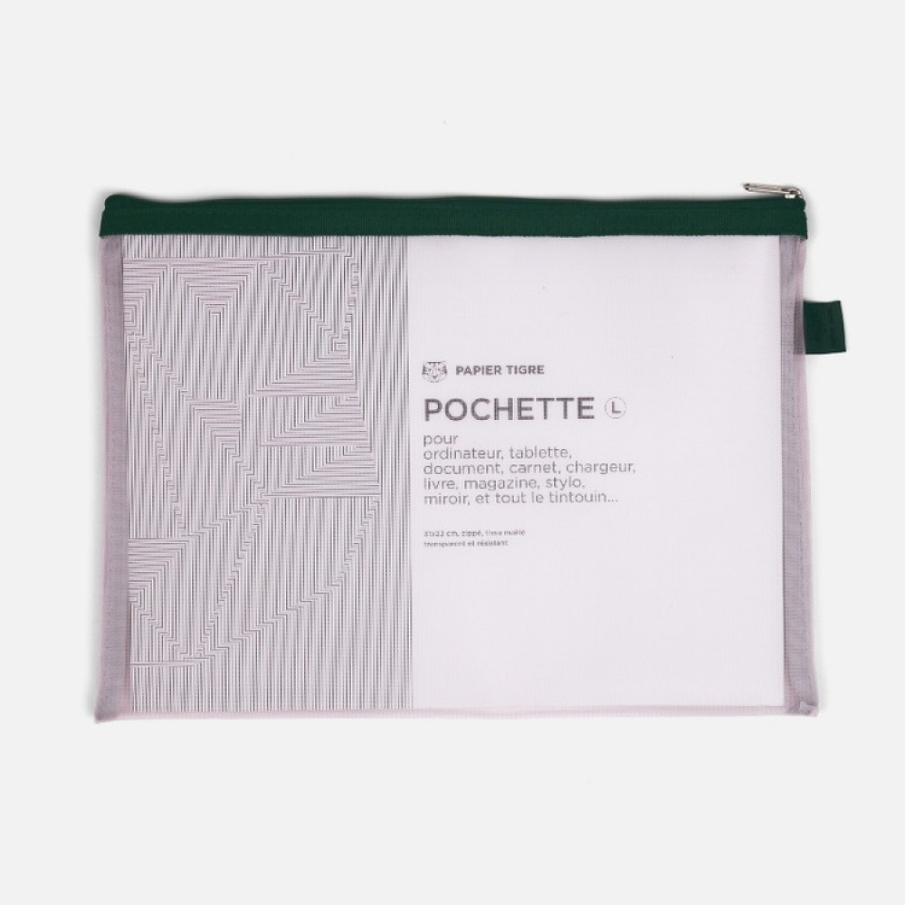 Case, PAPIER TIGRE LARGE MESH POCKET, 24 x 31 cm in the group Storage / Travel storage at SmartaSaker.se (40623)