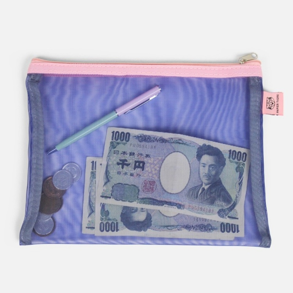 Case, PAPIER TIGRE MEDIUM MESH POCKET, 18 x 24 cm in the group Storage / Travel storage at SmartaSaker.se (40624)