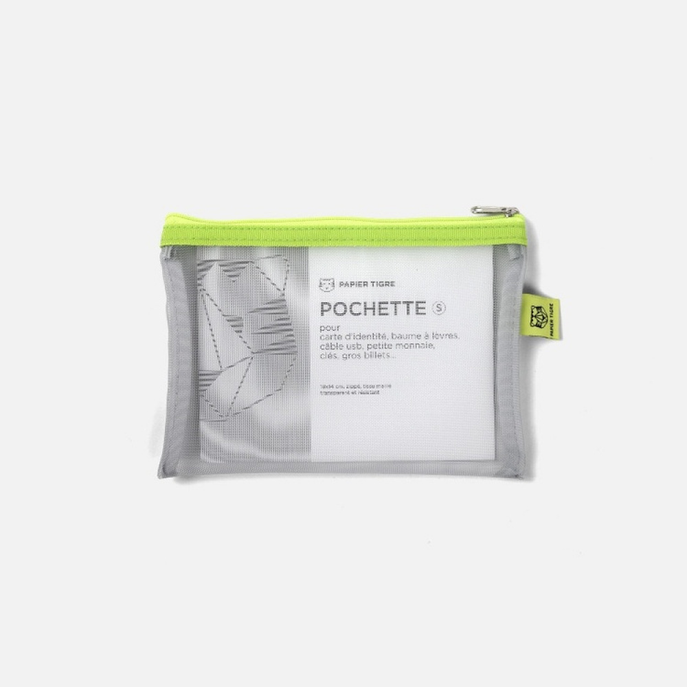 Case, PAPIER TIGRE SMALL MESH POCKET, 14 x 18 cm in the group Storage / Travel storage at SmartaSaker.se (40625)