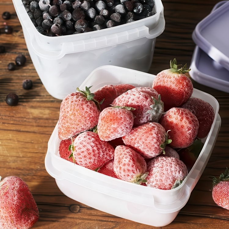 Freezer Boxes 0,3L, Stackable, Set of 6, SMARTSTORE FROST in the group Storage / Kitchen storage / Food containers / SmartStore food containers at SmartaSaker.se (40627)