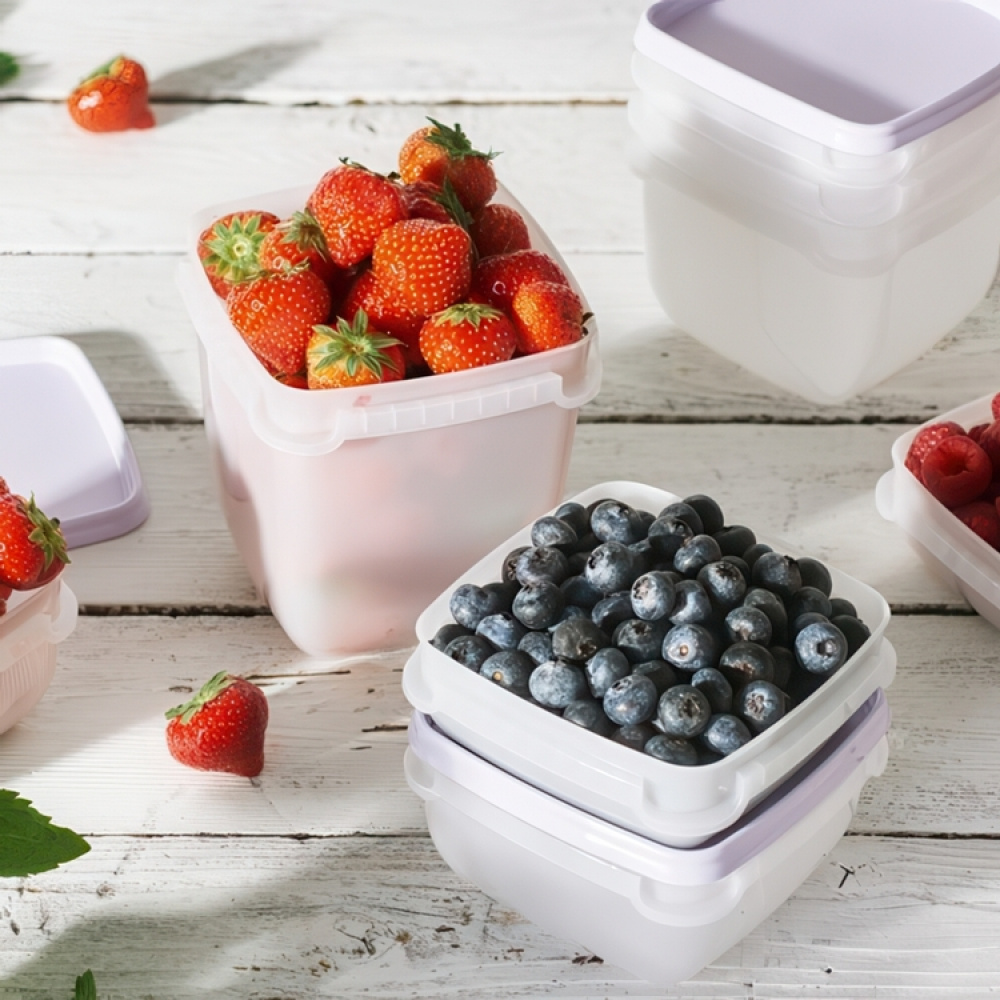 Freezer Boxes 0,3L, Stackable, Set of 6, SMARTSTORE FROST in the group Storage / Kitchen storage / Food containers / SmartStore food containers at SmartaSaker.se (40627)