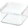 Transparent container, Stackable,ID CRISP, 15,2 x 15,2 x H 9,5 cm, Transparent Transparent container, Stackable,ID CRISP, 15,2 x 15,2 x H 9,5 cm, Transparent