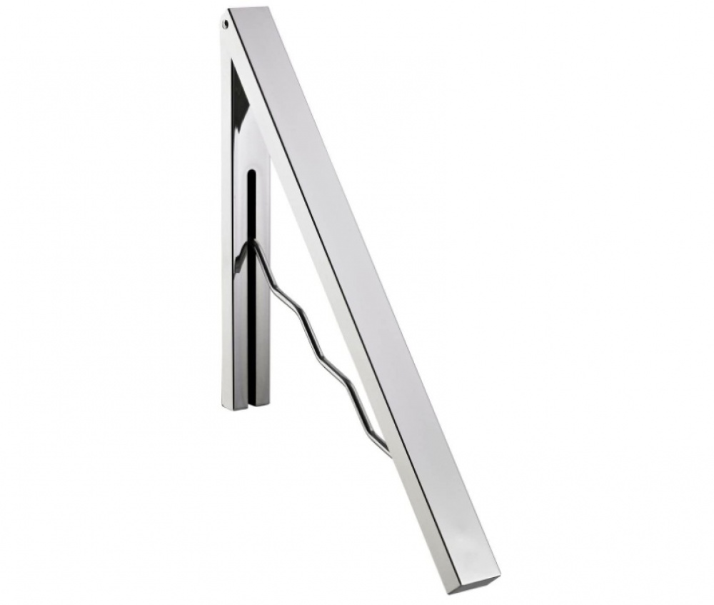 Folding hanger in metal, ALBERT KLAPPGARDEROBE, Silver in the group Storage / Wardrobe storage / Hangers and hooks at SmartaSaker.se (40635)