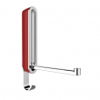 Folding hanger with hook, SIGMA FLIP HOOK, Silver / Red
