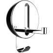Folding hanger with hook, DELTA FLIP HOOK, Silver / Black Folding hanger with hook, DELTA FLIP HOOK, Silver / Black