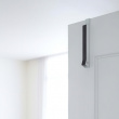 Folding clothes hanger, SMART FOLDING DOOR HANGER, Yamazaki, White / Black Folding clothes hanger, SMART FOLDING DOOR HANGER, Yamazaki, White / Black