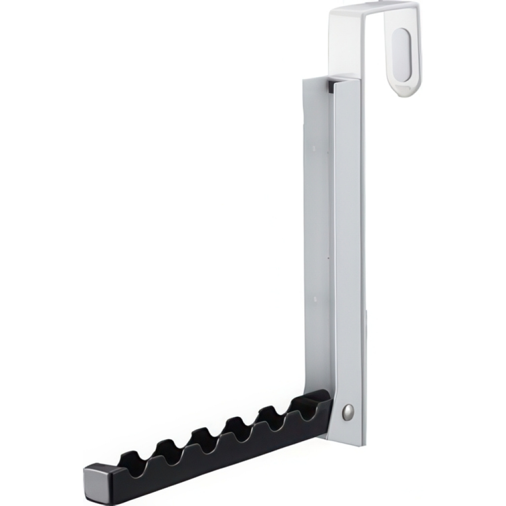 Folding clothes hanger, SMART FOLDING DOOR HANGER, Yamazaki, White / Black in the group Storage / Wardrobe storage / Hangers and hooks at SmartaSaker.se (40640)