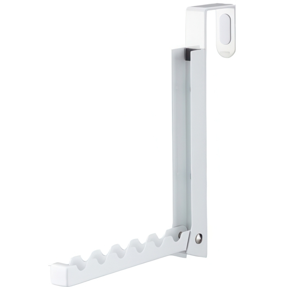 Folding clothes hanger, SMART FOLDING DOOR HANGER, Yamazaki, White in the group Storage / Wardrobe storage / Hangers and hooks at SmartaSaker.se (40641)