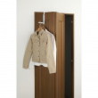 Folding clothes hanger, SMART FOLDING DOOR HANGER, Yamazaki, White Folding clothes hanger, SMART FOLDING DOOR HANGER, Yamazaki, White