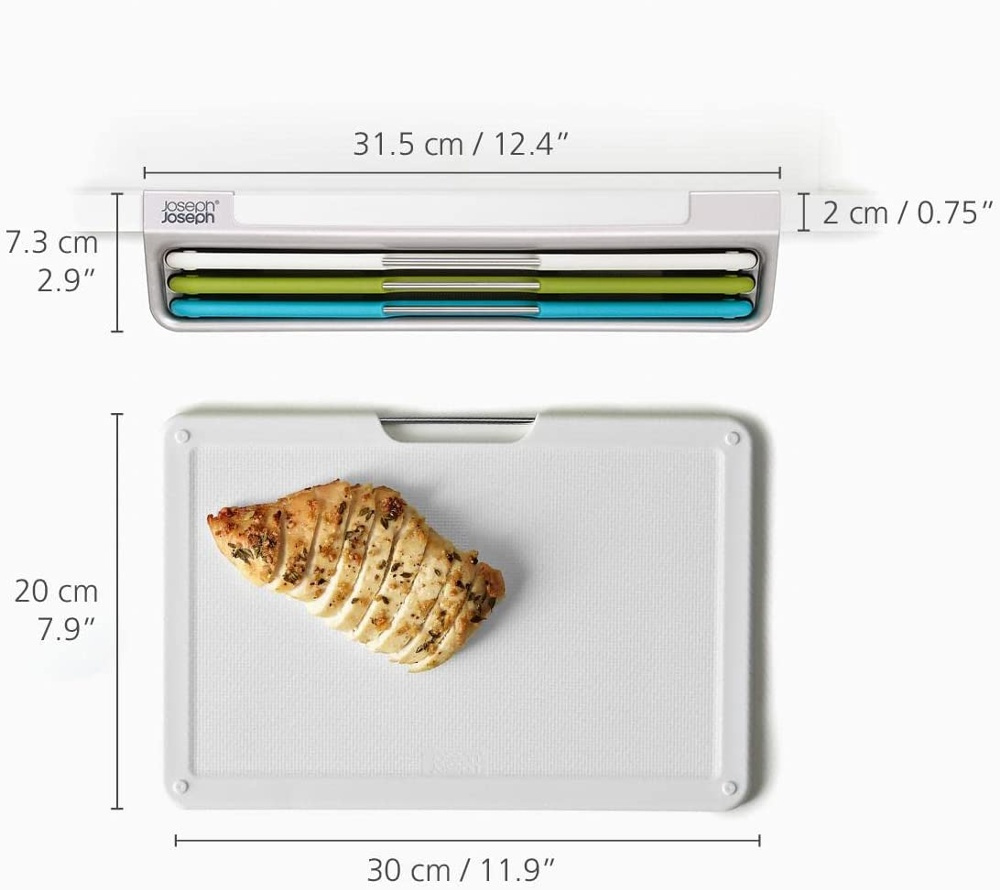 Cutting Boards, Under shelf, FOLIO SLIM SET, Joseph Joseph, Soft Gold /Grey /Assorted in the group Storage / Kitchen storage / Kitchen cabinet organizers / Under shelf storage at SmartaSaker.se (40646)
