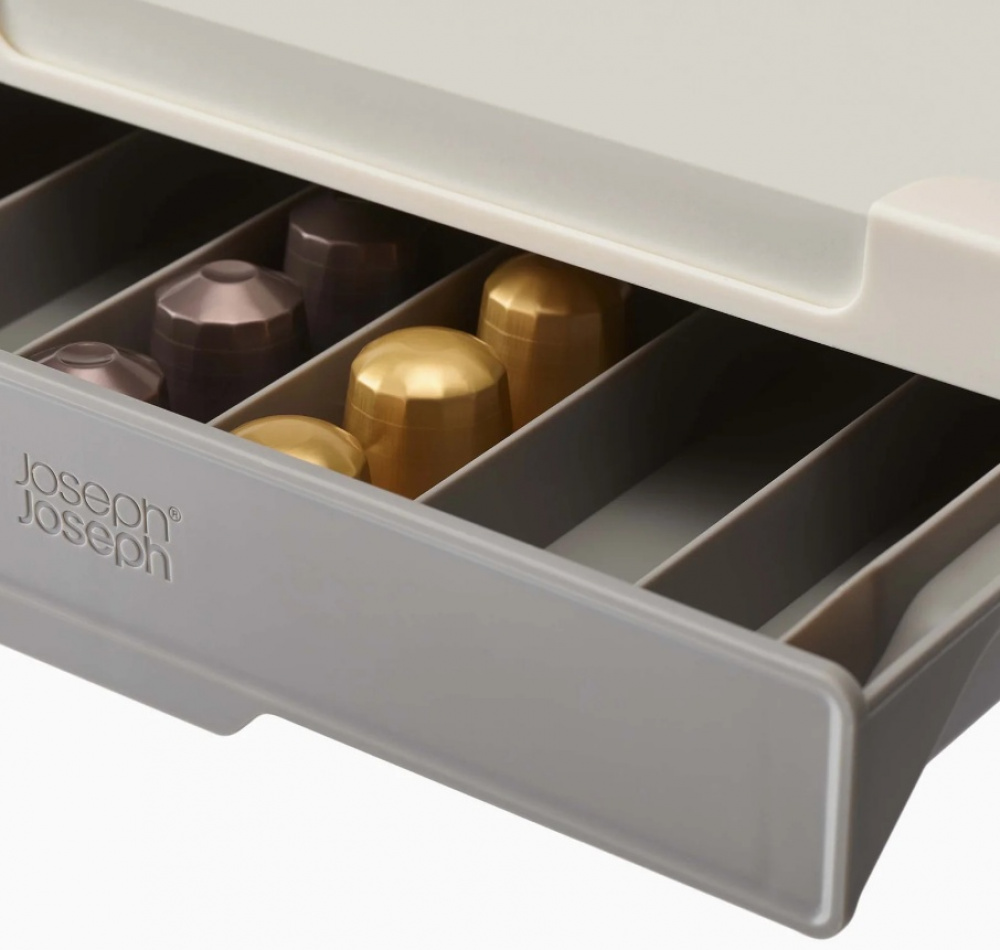 Coffee Pod Drawer, Under Shelf, CUPBOARD STORE, Joseph Joseph, Grey in the group Storage / Kitchen storage / Kitchen cabinet organizers / Under shelf storage at SmartaSaker.se (40650)