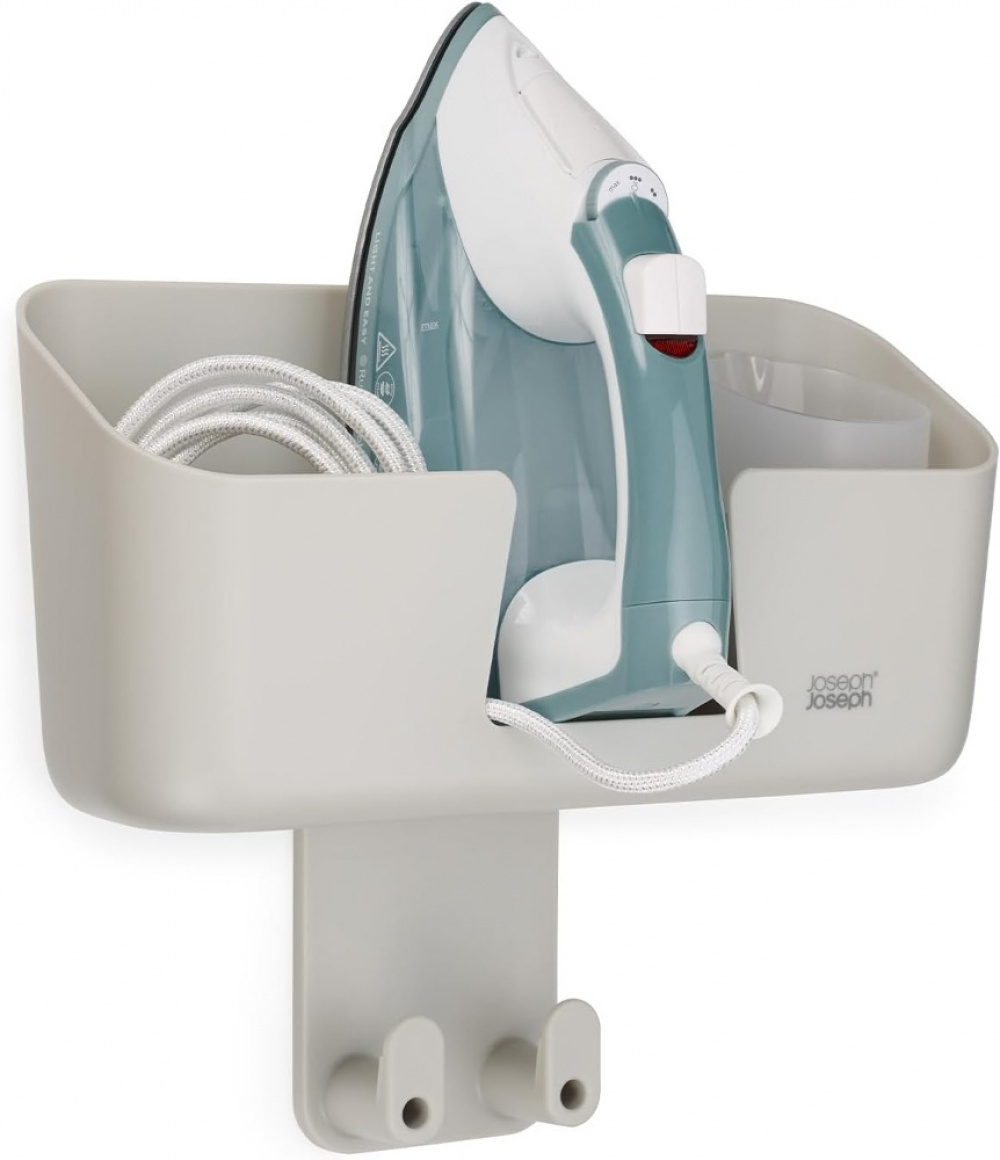 Storage for Ironing board and Iron, JOSEPH JOSEPH IRON HUB, Ecru in the group Storage / Laundry and care / Ironing accessories at SmartaSaker.se (40652)
