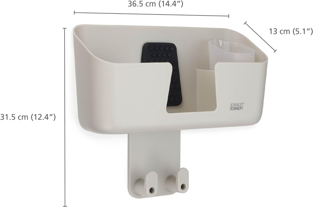 Storage for Ironing board and Iron, JOSEPH JOSEPH IRON HUB, Ecru in the group Storage / Laundry and care / Ironing accessories at SmartaSaker.se (40652)