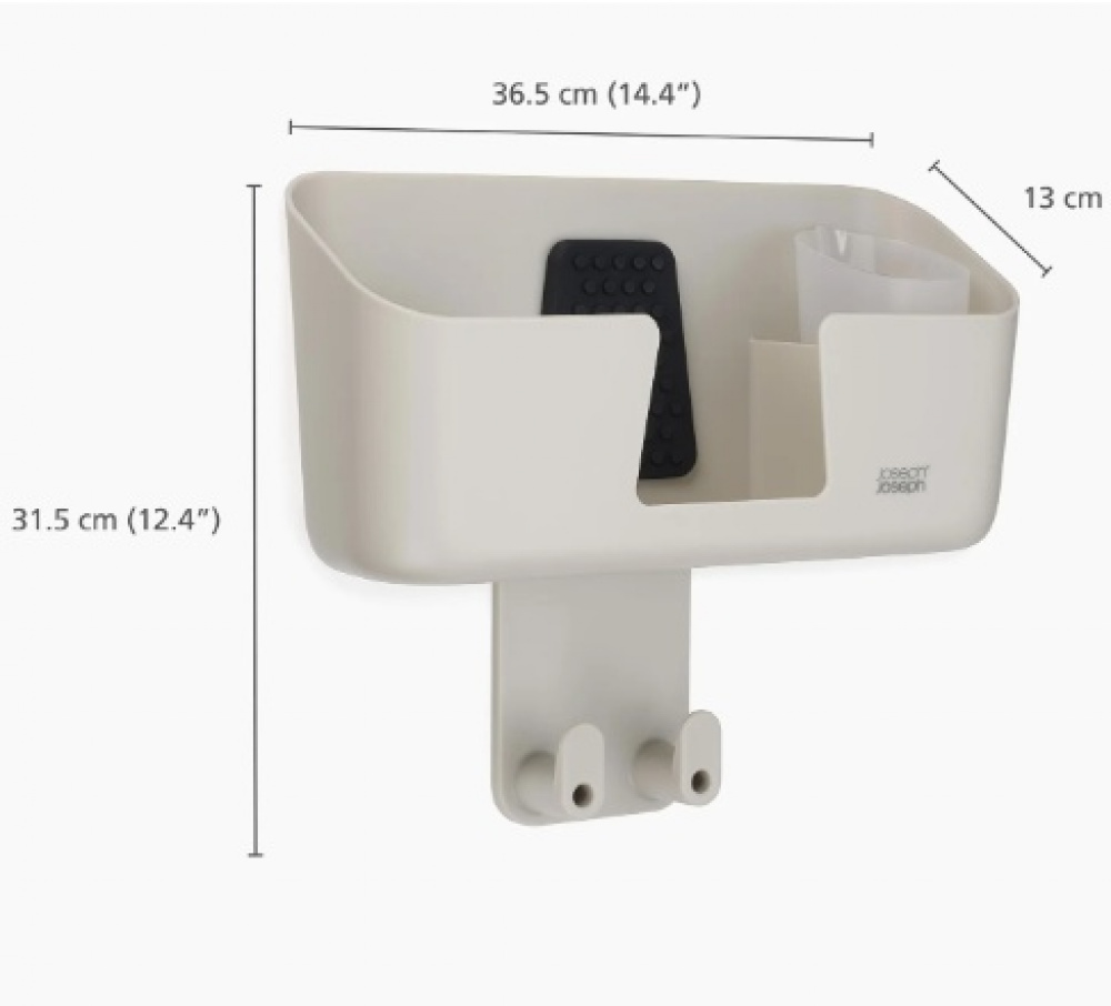 Storage for Ironing board and Iron, JOSEPH JOSEPH IRON HUB, Ecru in the group Storage / Laundry and care / Ironing accessories at SmartaSaker.se (40652)