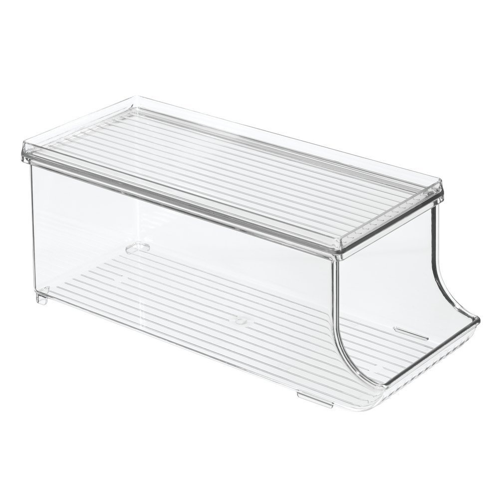 Storage with lid for cans, FRIDGE BINZ, 14,5 x 35 x 15 cm, Klar in the group Storage / Kitchen storage / Fridge storage at SmartaSaker.se (40653)