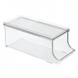 Storage with lid for cans, FRIDGE BINZ, 14,5 x 35 x 15 cm, Klar Storage with lid for cans, FRIDGE BINZ, 14,5 x 35 x 15 cm, Klar