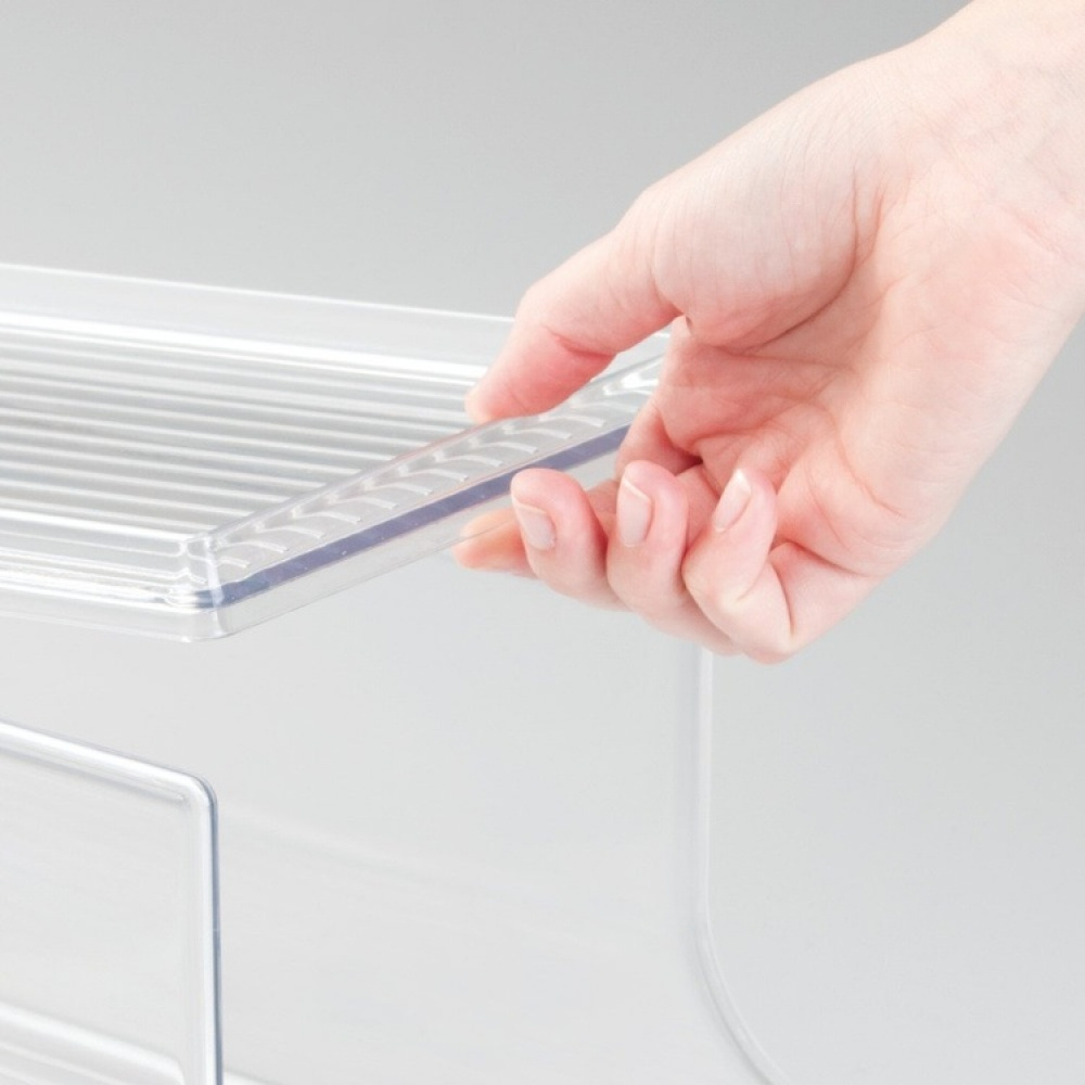 Storage with lid for cans, FRIDGE BINZ, 14,5 x 35 x 15 cm, Klar in the group Storage / Kitchen storage / Fridge storage at SmartaSaker.se (40653)
