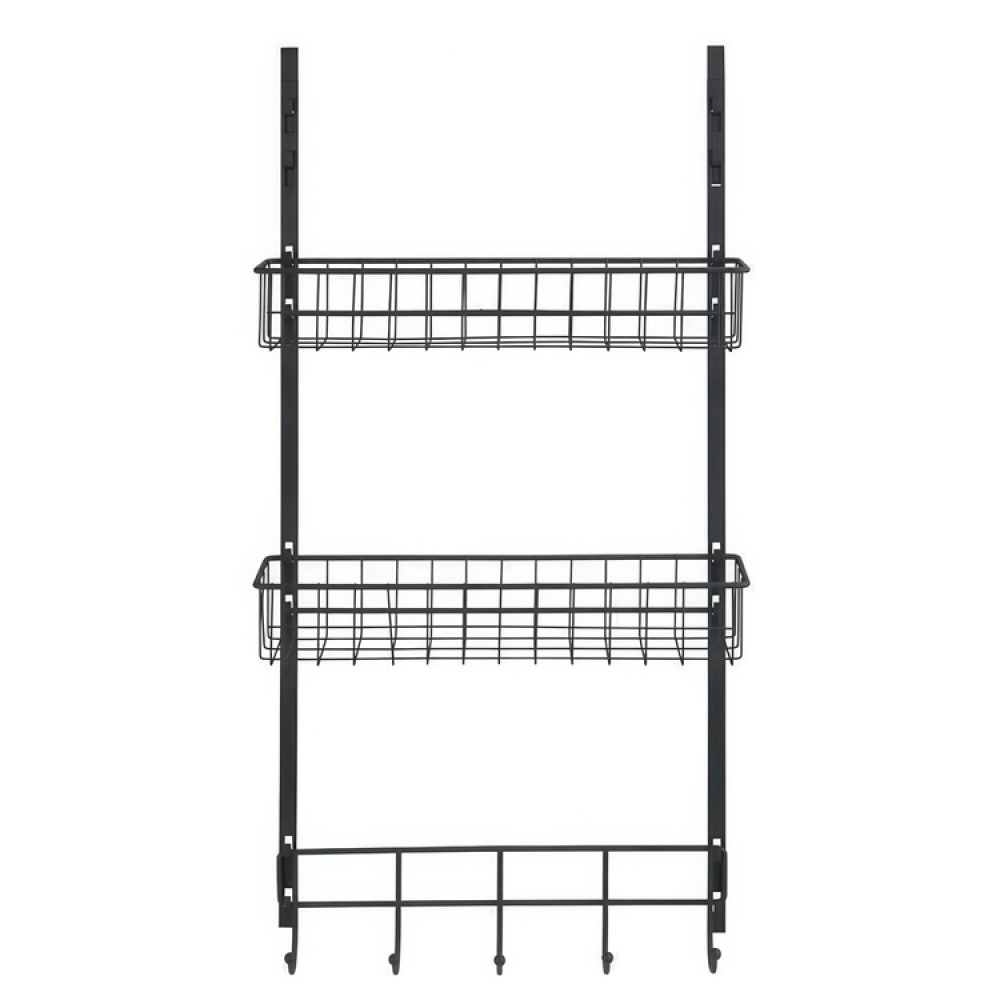 Over-Door Organizer, TÜRREGAL, 39 x 10 x H 75 cm, Black in the group Storage / Bedroom storage / Over door hooks at SmartaSaker.se (40656)