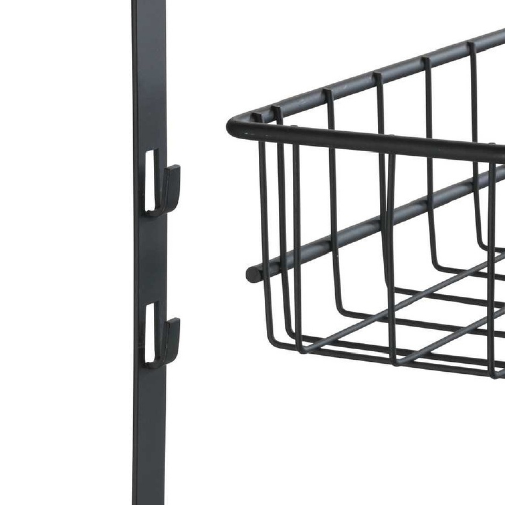 Over-Door Organizer, TÜRREGAL, 39 x 10 x H 75 cm, Black in the group Storage / Bedroom storage / Over door hooks at SmartaSaker.se (40656)