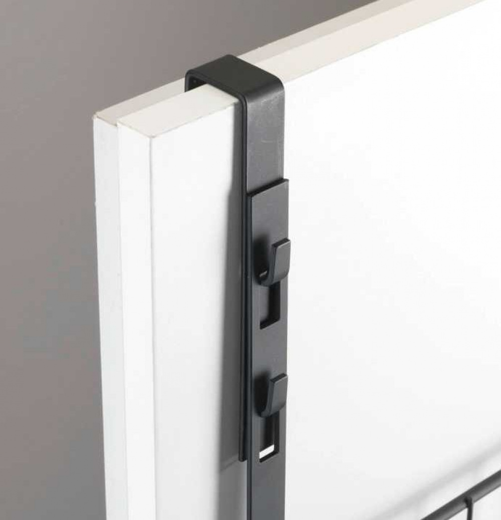 Over-Door Organizer, TÜRREGAL, 39 x 10 x H 75 cm, Black in the group Storage / Bedroom storage / Over door hooks at SmartaSaker.se (40656)