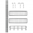 Over-Door Organizer, TÜRREGAL, 39 x 10 x H 75 cm, Black Over-Door Organizer, TÜRREGAL, 39 x 10 x H 75 cm, Black