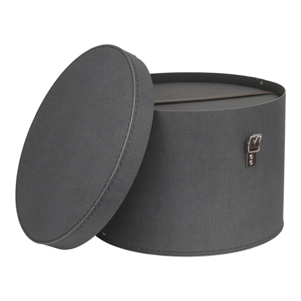 Storage boxes, Round, Set of 2, BIGSO RUT CANVAS, Ø 37,5+ Ø 35,5 in the group Storage / Storage boxes / BigSo storage boxes at SmartaSaker.se (40663)