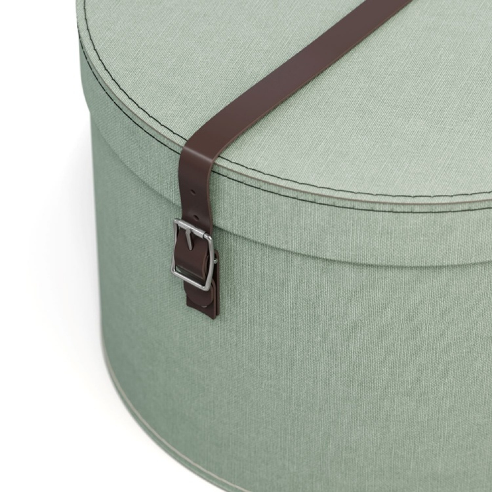 Storage boxes, Round, Set of 2, BIGSO RUT CANVAS, Ø 37,5+ Ø 35,5 in the group Storage / Storage boxes / BigSo storage boxes at SmartaSaker.se (40663)
