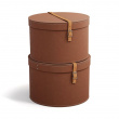 Storage boxes, Round, Set of 2, BIGSO RUT RESTORE, Ø 37,5 + Ø 35,5