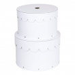 Storage boxes, Round, Set of 2, BIGSO WILMA, Ø26 x H Ø23 cm