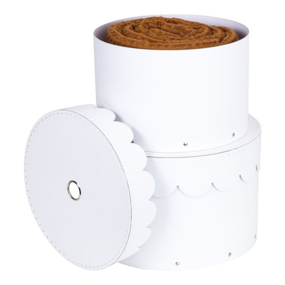 Storage boxes, Round, Set of 2, BIGSO WILMA, Ø26 x H Ø23 cm in the group Storage / Storage boxes / BigSo storage boxes at SmartaSaker.se (40666)