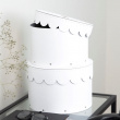 Round storage box 2 drawers, Wilma, Bigso