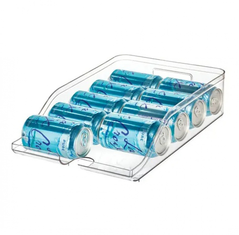 Fridge Storage, RPET CRISP BEVERAGE BIN, 35,6 x 26,4 x 9,5 cm, Transparent in the group Storage / Kitchen storage / Fridge storage at SmartaSaker.se (40667)