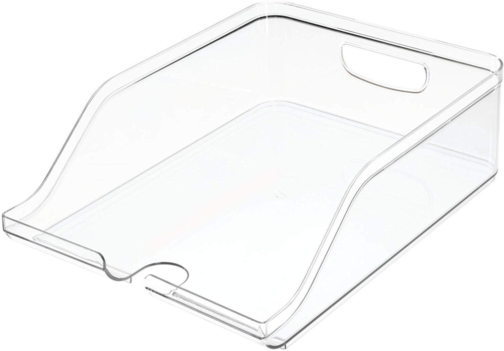 Fridge Storage, RPET CRISP BEVERAGE BIN, 35,6 x 26,4 x 9,5 cm, Transparent in the group Storage / Kitchen storage / Fridge storage at SmartaSaker.se (40667)