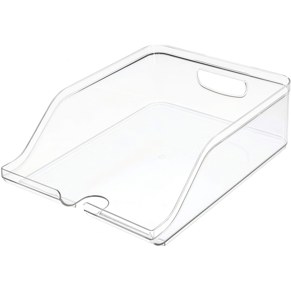 Fridge Storage, RPET CRISP BEVERAGE BIN, 35,6 x 26,4 x 9,5 cm, Transparent in the group Storage at SmartaSaker.se (40667)