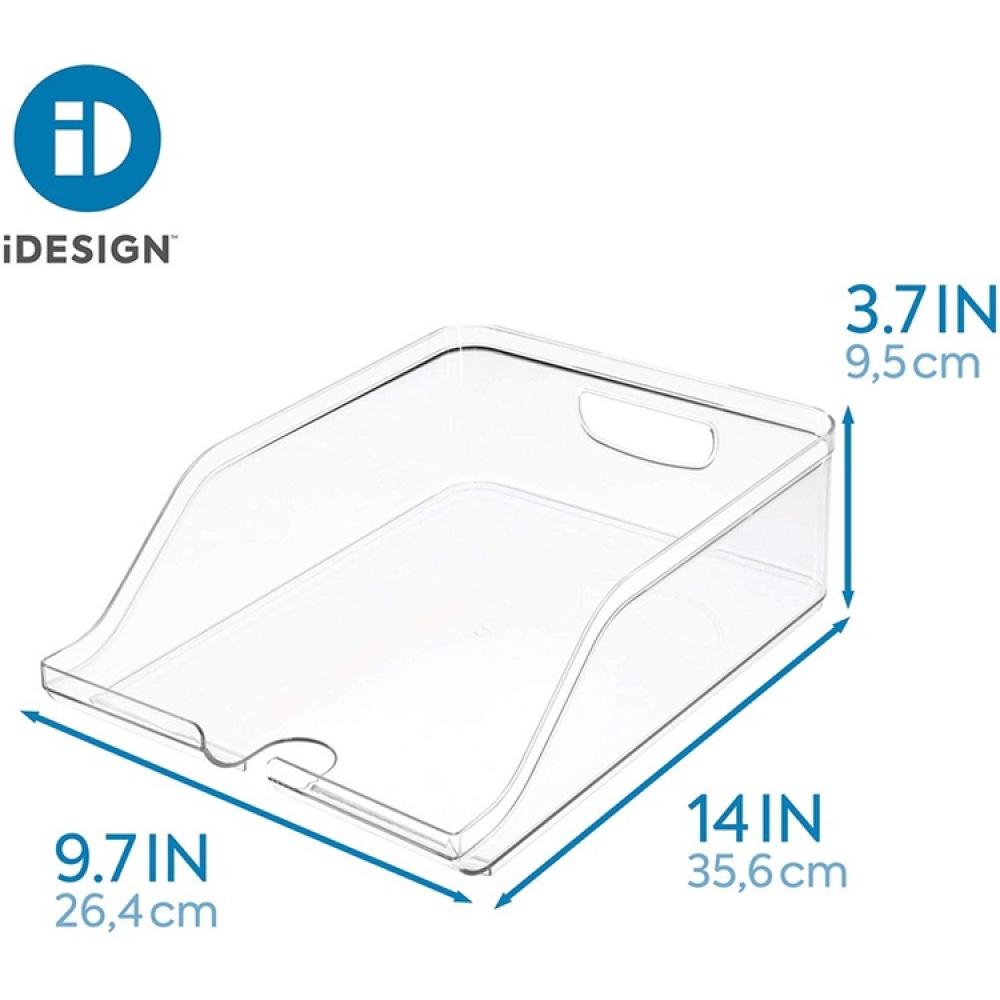 Fridge Storage, RPET CRISP BEVERAGE BIN, 35,6 x 26,4 x 9,5 cm, Transparent in the group Storage at SmartaSaker.se (40667)