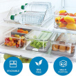 Fridge Storage, RPET CRISP BEVERAGE BIN, 35,6 x 26,4 x 9,5 cm, Transparent Fridge Storage, RPET CRISP BEVERAGE BIN, 35,6 x 26,4 x 9,5 cm, Transparent