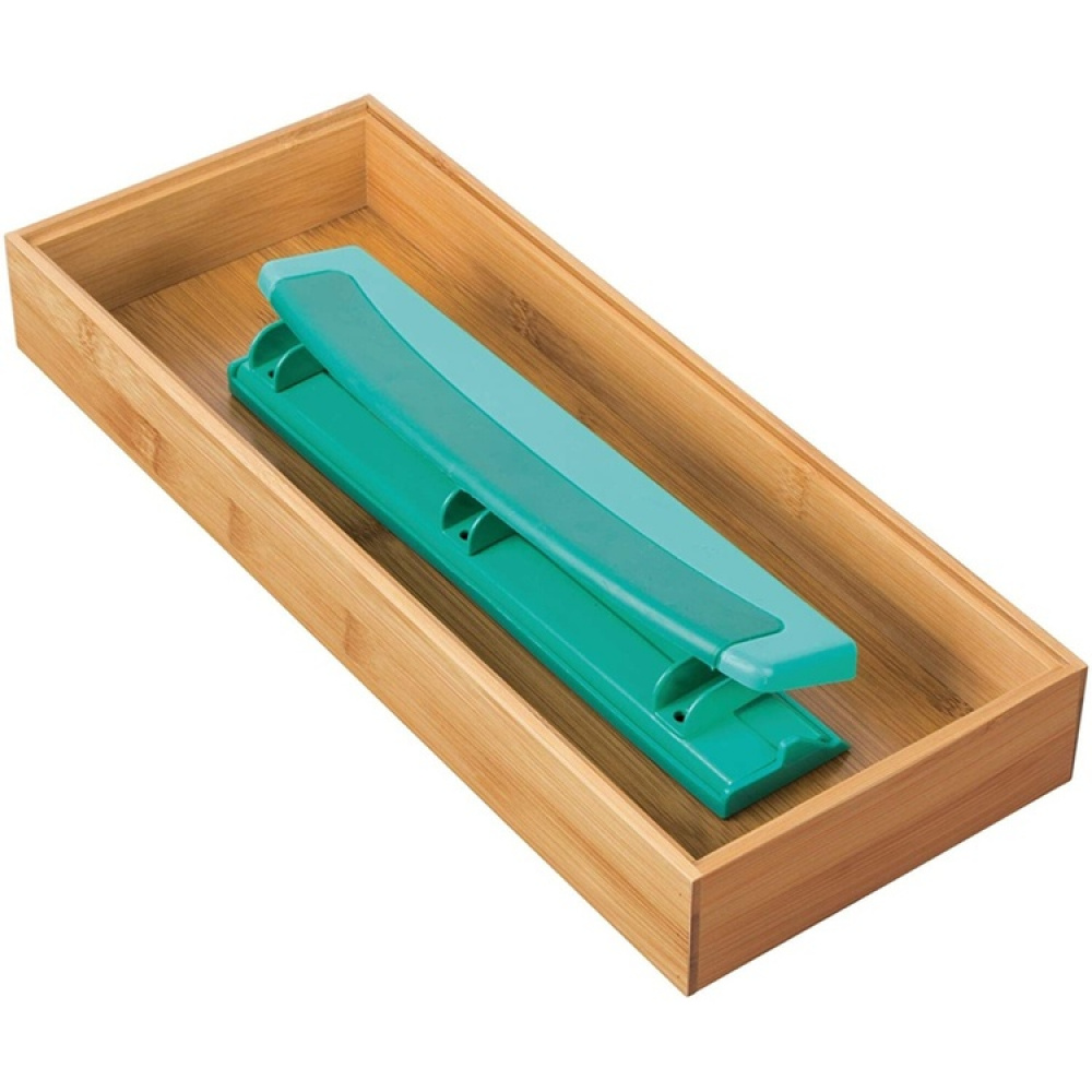 Storage Tray in Bamboo, Stackable, FORMBU DRAWER ORGANIZER, 38 x 15,3 x H 5,1 cm, Nature in the group Storage / Storage boxes / Mini organizers at SmartaSaker.se (40675)