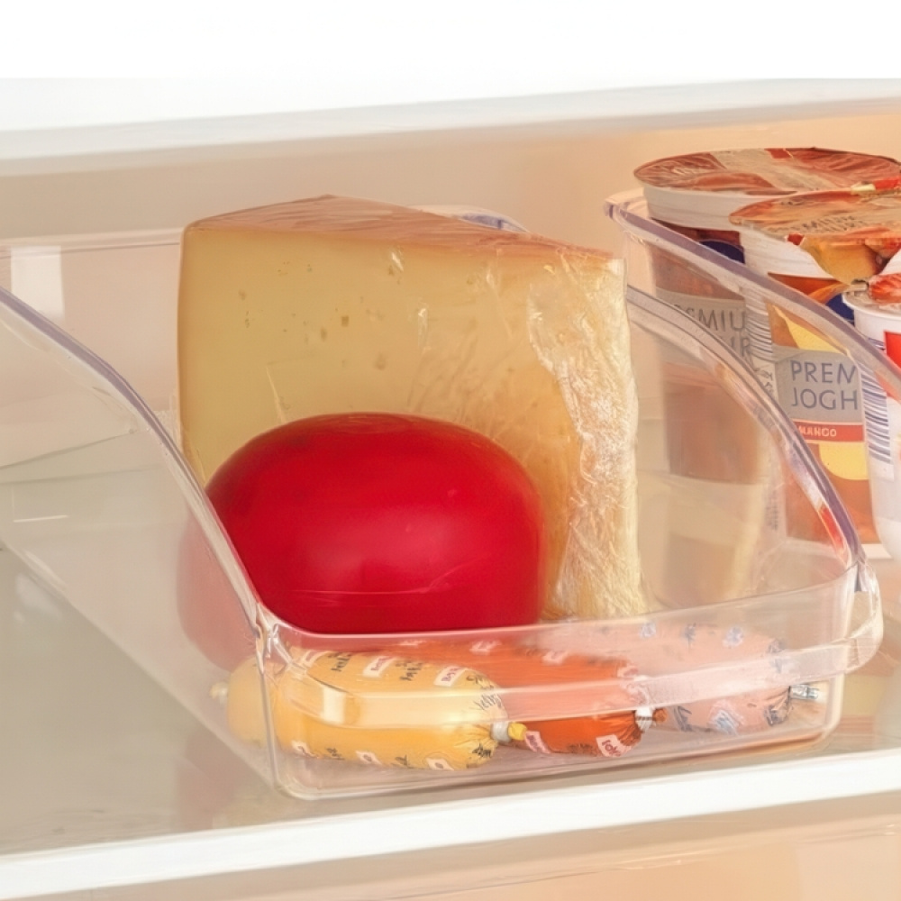 Refrigerator storage tray, FRIGO MEDIUM, 32 x 15 x H 8 cm, Clear in the group Storage / Kitchen storage / Fridge storage at SmartaSaker.se (40680)