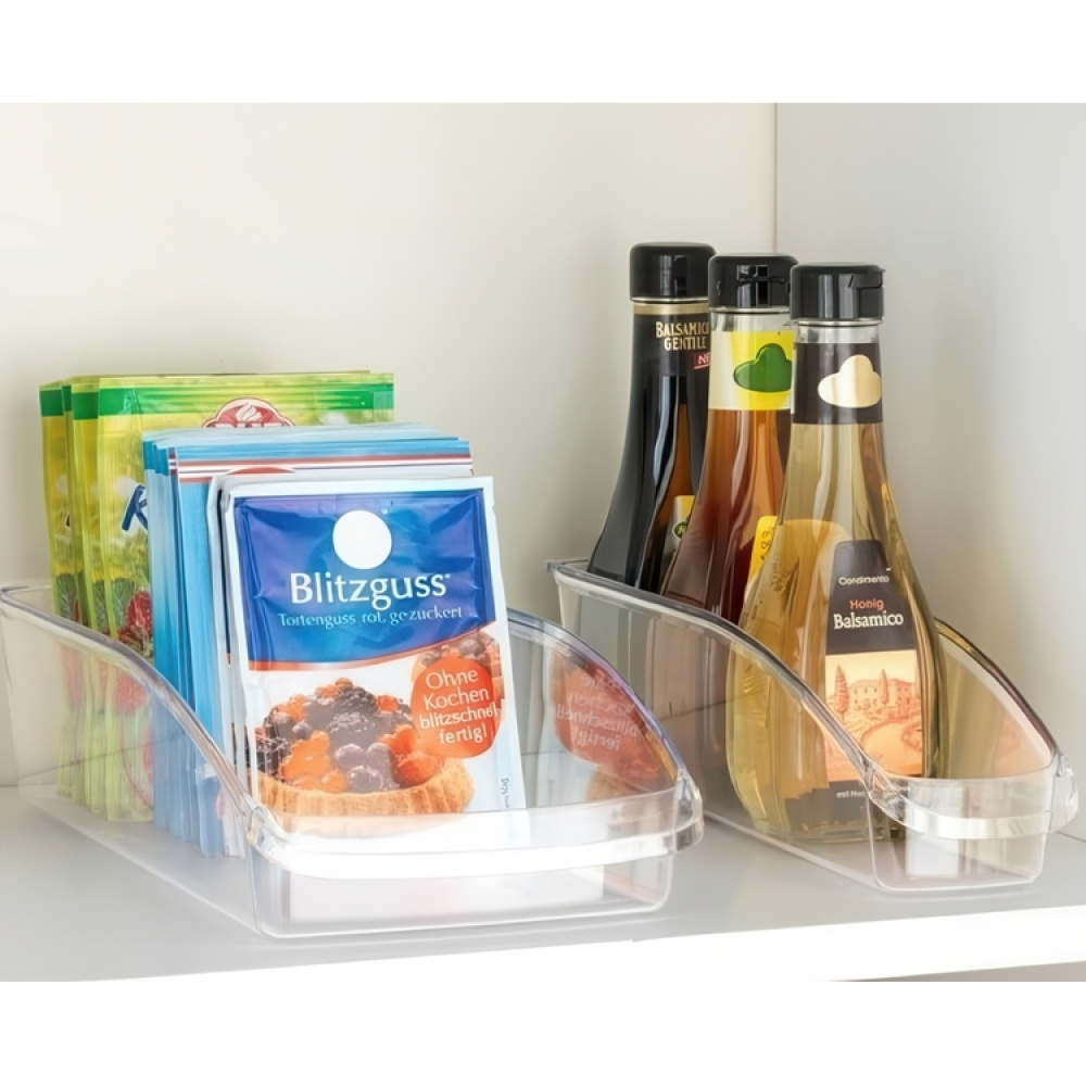 Refrigerator storage tray, FRIGO MEDIUM, 32 x 15 x H 8 cm, Clear in the group Storage / Kitchen storage / Fridge storage at SmartaSaker.se (40680)