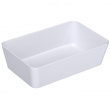 Storage tray, CANDY, 22 x 14 x H 6 cm, White